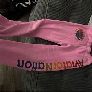 Aviator Nation Pink Kids Sweatpants